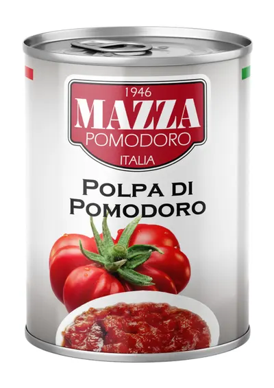 Pulpa Rosii Taiate Mazza 400g