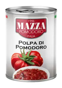 Pulpa Rosii Taiate Mazza 400g