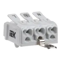 Connecting spring-controlled terminal KSPnz3-L+N+PE