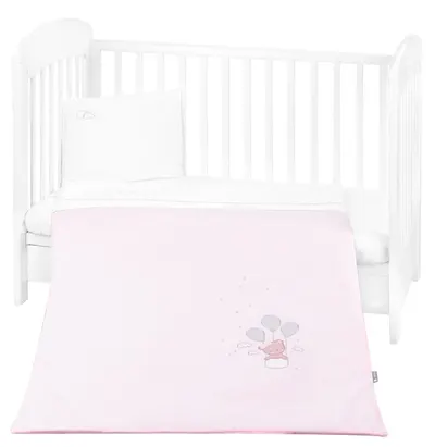 Set lenjerie 5 piese pentru bebeluși Kikkaboo Dream Big - Cu broderie, roz