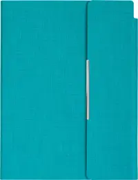 Agenda din piele cu capac magnetic Trend A5 - Turcoaz