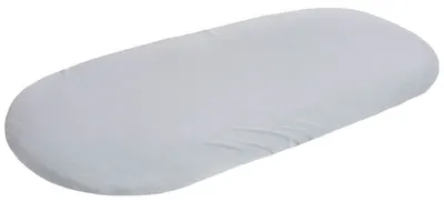 Cearșaf impermeabil pentru bebeluși cu elastic Sensillo - 35 х 75 cm, gri