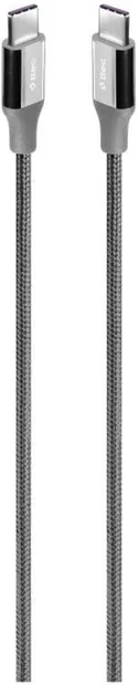 Cablu ttec - AlumiCable, Fast Charge, USB-C/USB-C, 1.5 m, 100W, gri