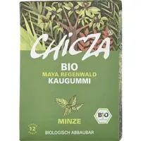 Guma de mestecat cu menta bio 12 lamele - 30g Chicza