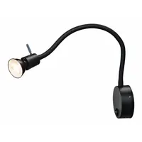 Corp iluminat de perete, aplica, lumini DIO FLEX PLATE perete GU10, negru
