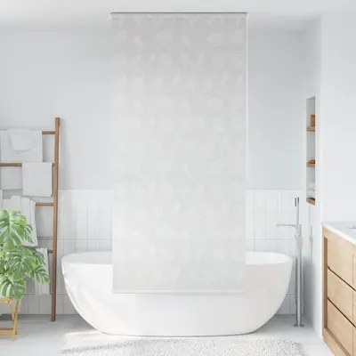 vidaXL Roletă perdea de duș 80x240 cm Model stea de mare