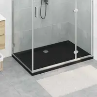 vidaXL Tavă de bază pentru duș cu puncte 120 x 80 x 4 cm ABS Negru