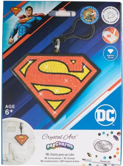 Pandantiv de geantă cu diamant Craft Buddy - Superman