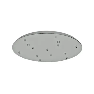 Canopy 10-fold, surface mounted dust-grey (RAL 7037)