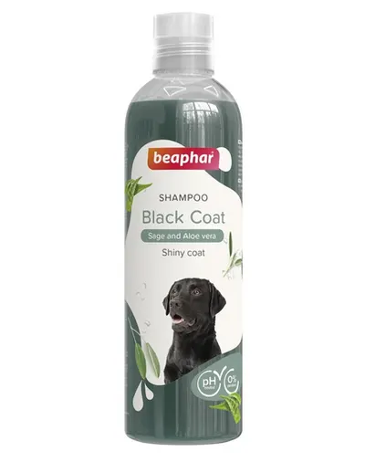 BEAPHAR Shampoo Black Coat 250 ml șampon pentru câini cu blană neagră și foarte închisă