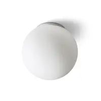 BOLLY 26 Plafoniera opal-colored sticla/crom 230V E27 15W IP44