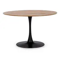Masă de dining rotundă din metal ø 120 cm Bloom – Yes Everyday