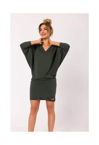 Rochie dama - Bumbac - M - Verdefadg - Verde