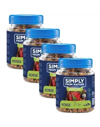 SIMPLY FROM NATURE Smart Bites Pachet recompense caini 4x130 g din cal