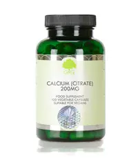 Citrat de Calciu 200mg, 120 capsule, G&G
