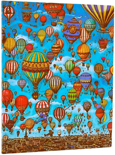 Agenda Paperblanks Balloon Festival - Ultra, 88 foi, copertă moale