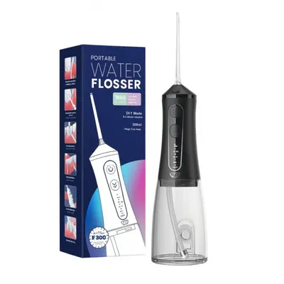 Irigator Bucal JTF F300, 9 Duze, Cablu Reincarcare, fara Lampa UV, negru