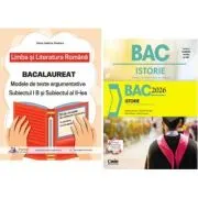 Pachet Bacalaureat Limba si literatura romana Subiectul 1 si 2 si Istorie