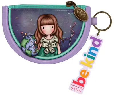 Portofelul Santoro Gorjuss Keyring Wallet - Be Kind To Our Planet