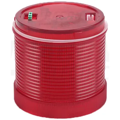 Coloană de semnalizare luminoasă , cilindru roșun24V AC/DC, IP65