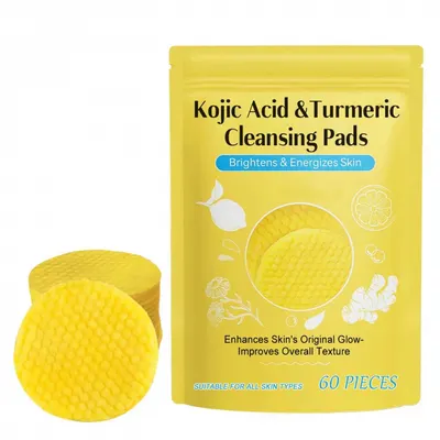 Dischete Tratament Premium pentru Pete Pigmentare cu Acid Kojic si Turmeric, Efect de luminozitate, 60 bucati