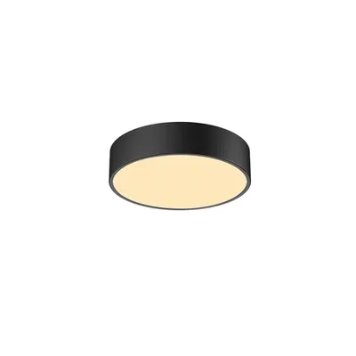 Corp iluminat TAVAN, MEDO 30 Luminita AMBIENT perete, negru cu LED-uri in aer liber Montat pe suprafata de lumina pe perete sI TAVAN, triac, negru, 3000 / 4000K