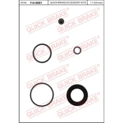 Set reparatie, etrier QUICK BRAKE 114-0061