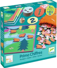 Joc educativ Djeco - Învață, recunoaște și joacă-te cu numerele