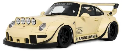 Model de colecție GT Spirit Modern: Automobile - Porsche 911 RWB Sandstorm Sabds, Beige, 2023