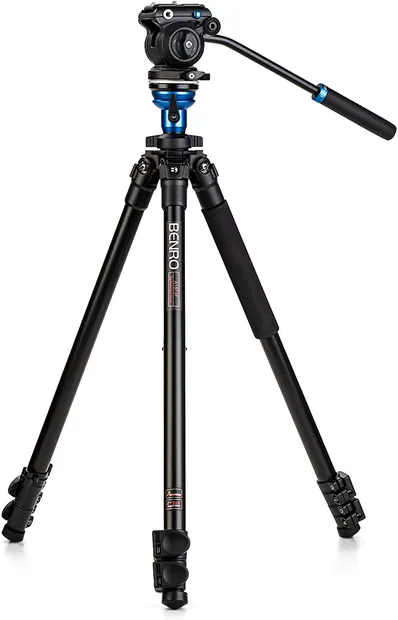 Trepied video Benro - A1573FS2PRO + S2PRO, negru