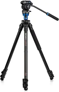 Trepied video Benro - A1573FS2PRO + S2PRO, negru