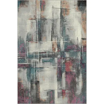 Covor Dreptunghiular, 160 x 230 cm, Gri, Abstract, Kolibri 11023