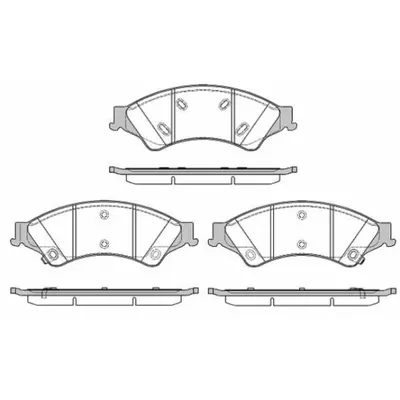 Set placute frana, frana disc ROADHOUSE 21524.02