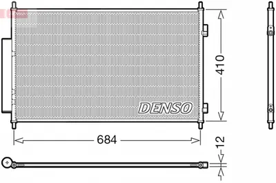 Radiator AC condensator cu uscator potrivit HONDA HR-V 1.5 1.6D 08.15