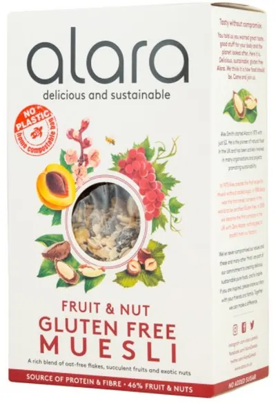 Fruit & Nut Gluten Free Muesli, 475 g, Alara