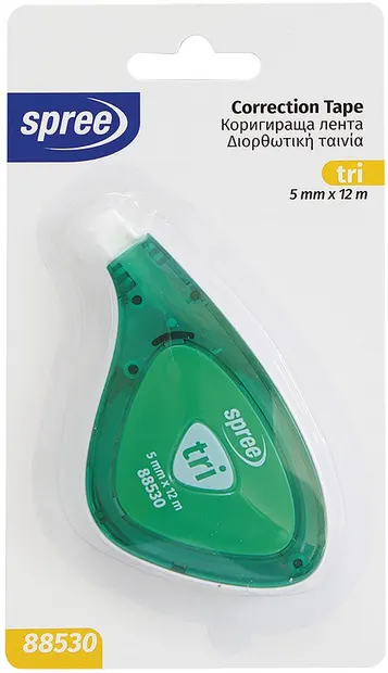 Bandă corectoare Spree Tri - 5 mm х 12 m, sortiment