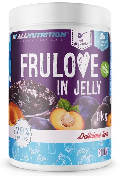 FruLove in Jelly, prună, 1 kg, AllNutrition