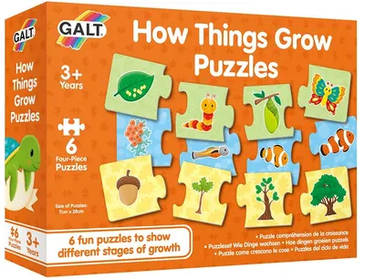 Puzzle-uri pentru copii Galt - Evolutia organismelor vii, 6x4 piese