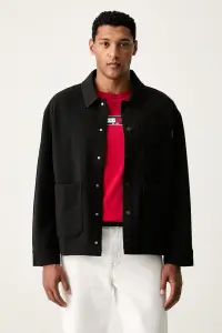 Tommy Hilfiger jachetă scurtă pentru bărbați cu bumbac