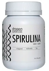 Spirulină, 400 mg, 200 tablete, Dragon Superfoods