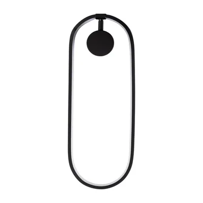Aplică de perete neagră LED Can – Opviq lights