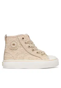 Pantofi copii - adidasi fete - bej - textil