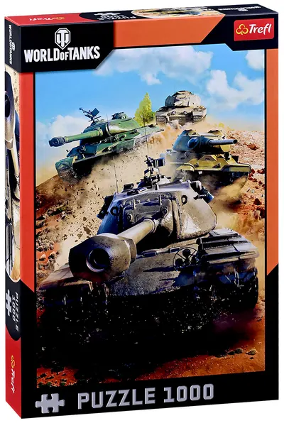 Puzzle Trefl din 1000 de piese - World of Tanks: Tancuri în luptă