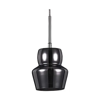 Pendul Zeno Small Fumè, 1 bec, dulie E14, D:160mm, H:300/1400mm, Fumuriu