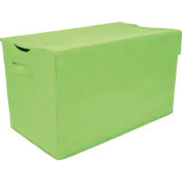 Cutie de depozitare textila pliabila, cu capac, 60 x 35 x 35 cm, culoare verde deschis