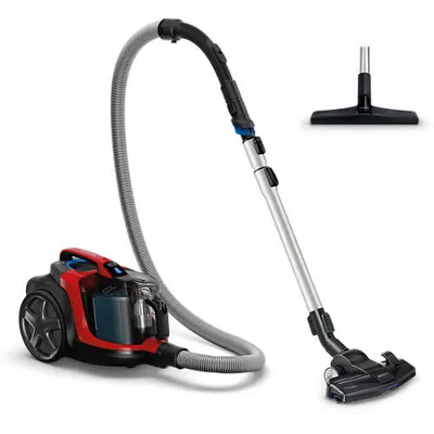 Aspirator fără sac Philips - FC9729/09, HEPA, roșu