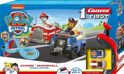 Pistă de curse Carrera First - Paw Patrol, 2.4 m