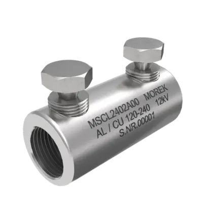 Mufa medie tensiune MSCL240 Al/Cu 120-240mm² 12kV 2x Surub aluminiu SB cable connector
