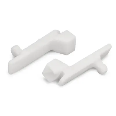 Coding key; snap-on type; white