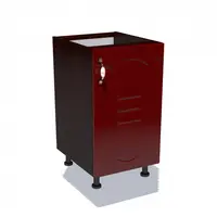 Corp inferior 45 cu 1 usa Zebra MDF tulip rosu